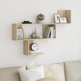 Wall Shelf Sonoma Oak Engineered Wood 39.4 x 5.9 x 27.6...