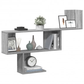 Wall Shelf Grey Sonoma Engineered Wood 39.4 x 5.9 x 27....