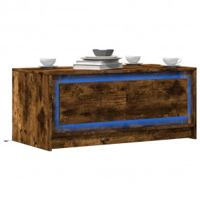 Coffee Table Smoked Oak Engineered Wood Medium Coffee T...