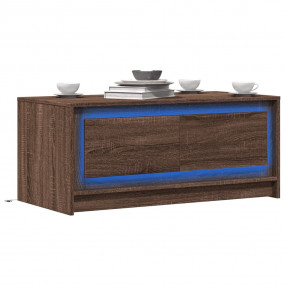 Coffee Table Brown oak Engineered wood Medium Coffee Ta...