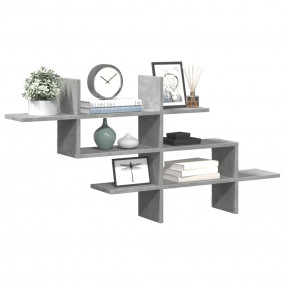 Wall Shelf Concrete Grey Engineered Wood 49.0x7.1x23.8 ...