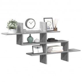 Wall Shelf Grey Sonoma Engineered Wood Large Wall Shelf