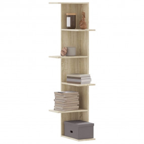 Wall Corner Shelf Sonoma oak Engineered wood Triangular