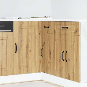 Kitchen Base Cabinet Artisan Oak Engineered Wood Medium