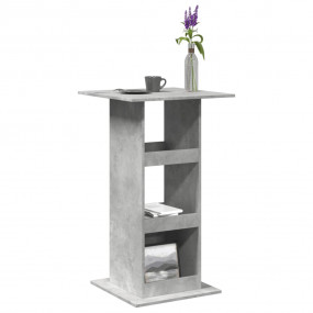 Bar Table Concrete grey Engineered wood Tall Bar Table ...