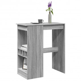 Bar Table Grey sonoma Engineered wood Bar Table Rectang...