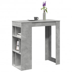Bar Table Concrete grey Engineered wood 40.2x19.7x40.7 ...