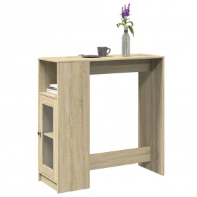 Bar Table Sonoma oak Engineered wood Storage Bar Table