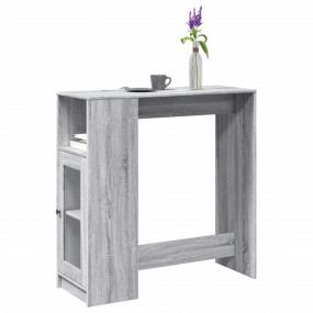 Bar Table Grey Sonoma Engineered wood Tall Bar Table