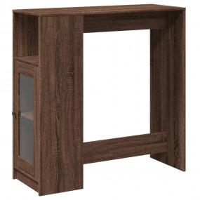 Bar Table Brown Oak Engineered wood Tall, Rectangular B...