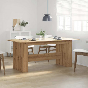 Dining Table Artisan oak Engineered wood Large Durable