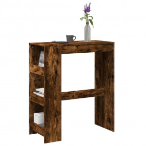 Bar Table Smoked Oak Engineered wood Tall Bar Table Bar...