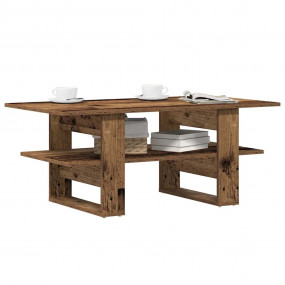 Coffee Table Old Wood Engineered Wood Medium Coffee Tab...