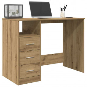 Desk Artisan oak Engineered wood Medium Computer Desk