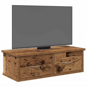 Wall Cabinet Old Wood Engineered Wood 23.6x10.2x7.3 in