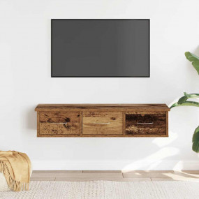 Wall Cabinet Old Wood Engineered Wood Medium Wall Cabin...