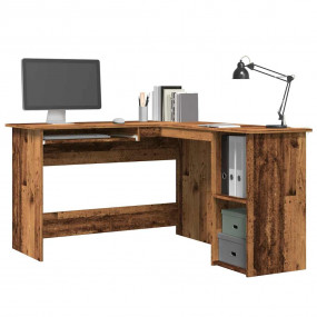 Corner Desk Old wood Engineered wood 47.2 x 55.1 x 29.5...