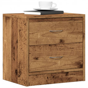 Bedside Cabinet Old wood Engineered wood Compact Bedsid...