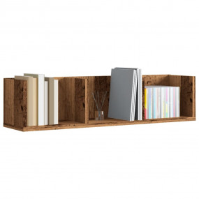Wall Shelf Old Wood Engineered Wood Compact Wall Mounti...