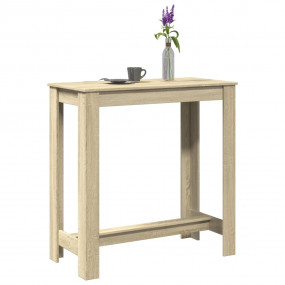 Bar Table Sonoma oak Engineered wood Tall Durable Bar T...