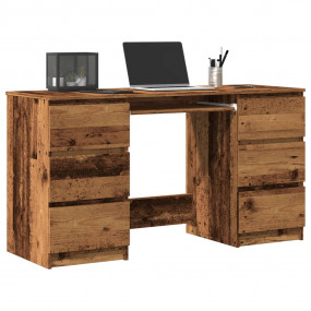Writing Desk Old wood Engineered wood Large Writing Des...