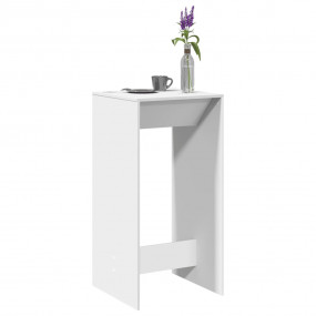 Bar Table White Engineered wood Tall Durable Bar Table