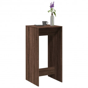 Bar Table Brown oak Engineered wood Tall Modern Bar Tab...