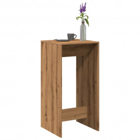 Bar Table Artisan Oak Engineered Wood Tall Modern Bar T...