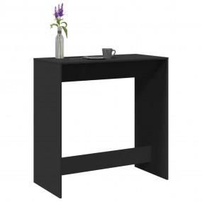 Bar Table Black Engineered wood 40 x 19.7 x 40.7 in Mod...
