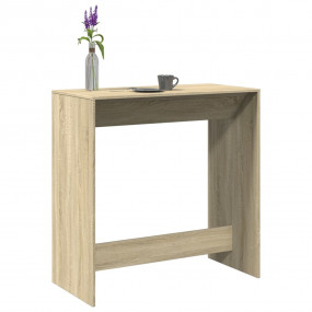 Bar Table Sonoma Oak Engineered Wood Tall Bar Table Rec...