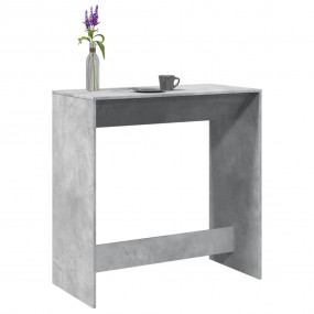 Bar Table Concrete grey Engineered wood Tall Durable Ba...