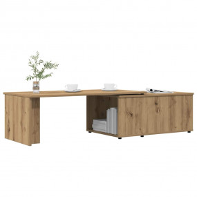 Coffee Table Artisan Oak Engineered Wood 59.1 x 19.7 x ...