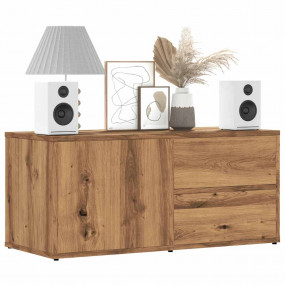 TV Cabinet Artisan Oak Engineered Wood Medium TV Cabine...