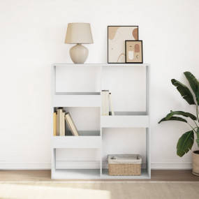 Book Cabinet White Engineered wood Medium Book Cabinet