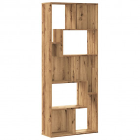 Bookcase Artisan Oak Engineered Wood 26.4 x 9.4 x 63.4 ...