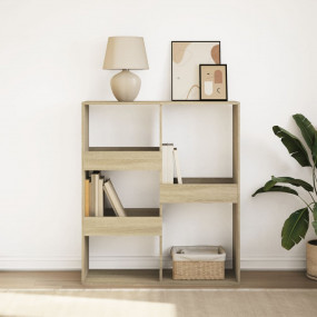 Book Cabinet Sonoma Oak Engineered wood 39.4 x 13.0 x 4...