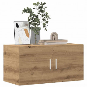 Wall Cabinet Artisan Oak Engineered Wood Medium-sized w...