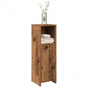 Bathroom Cabinet Old Wood Engineered Wood Slim