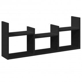 Wall Cabinet Black Engineered wood 39.4x7.1x15.7 in Wal...