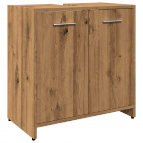 Bathroom Sink Cabinet Artisan Oak Engineered Wood Mediu...