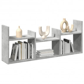 Wall Cabinet Concrete Grey Engineered Wood Medium Wall ...
