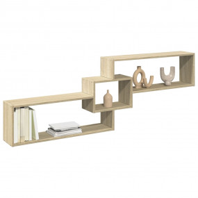 Wall Cabinet Sonoma Oak Engineered Wood Large Wall Cabi...