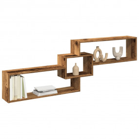 Wall Cabinet Old Wood Engineered Wood Large Wall Cabine...