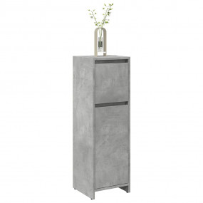 Bathroom Cabinet Concrete Grey Engineered Wood Small