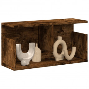 Wall Cabinet Smoked Oak Engineered Wood Wall Cabinet Re...