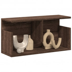Wall Cabinet Brown Oak Engineered Wood Medium Wall Cabi...