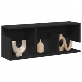 Wall Cabinet Black Engineered wood Medium Wall Cabinet
