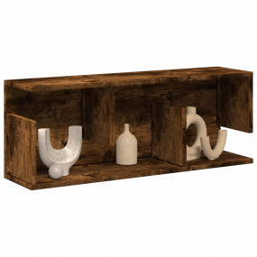 Wall Cabinet Smoked Oak Engineered Wood Medium Wall Mou...