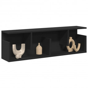Wall Cabinet Black Engineered wood Medium Wall Cabinet