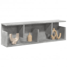Wall Cabinet Concrete Grey Engineered Wood 39.4 x 7.9 x...